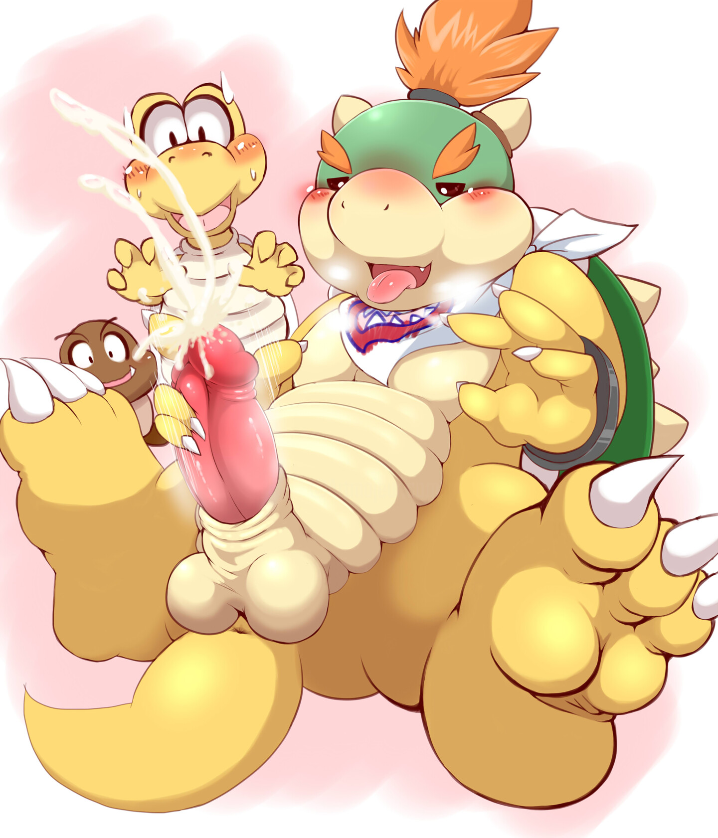 Bowser Jr Showing His Skills, Digital Arts by Happy The Red | Artmajeur