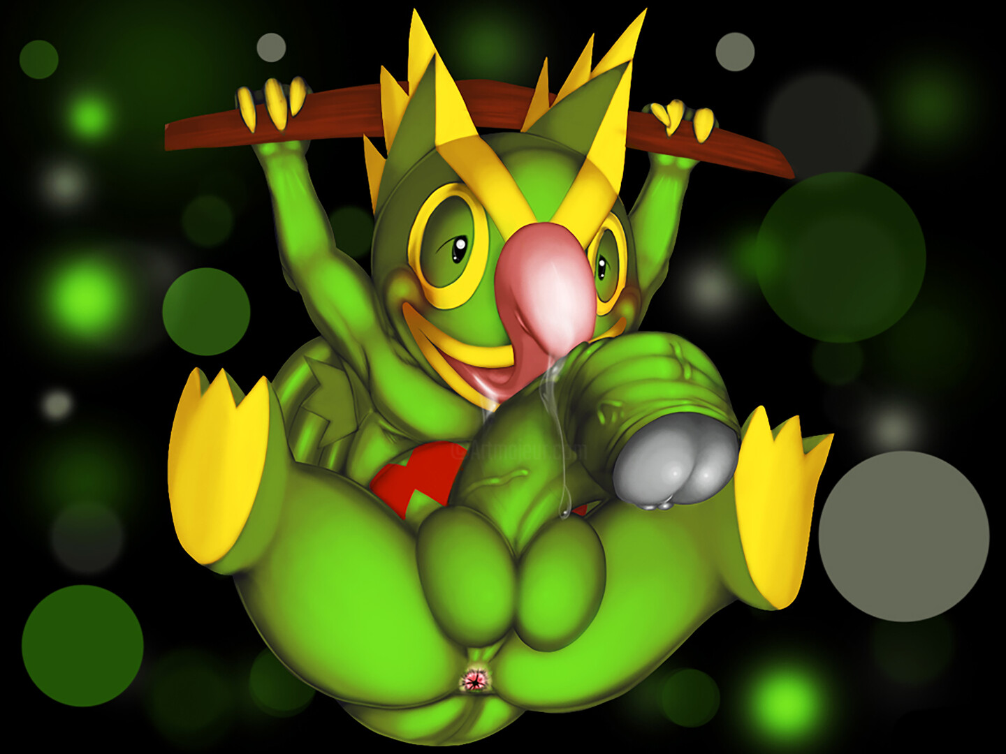 Kecleon Licking His Dick, Digital Arts by Happy The Red | Artmajeur