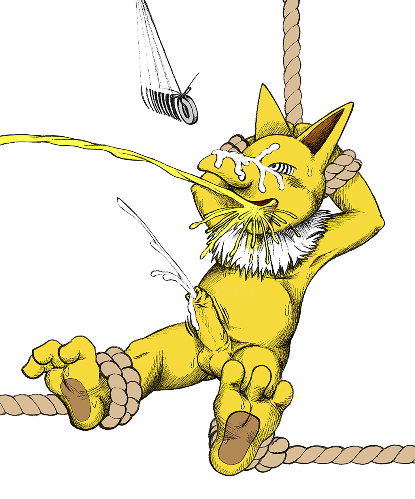 Hypno Golden Shower, Digital Arts by Happy The Red | Artmajeur