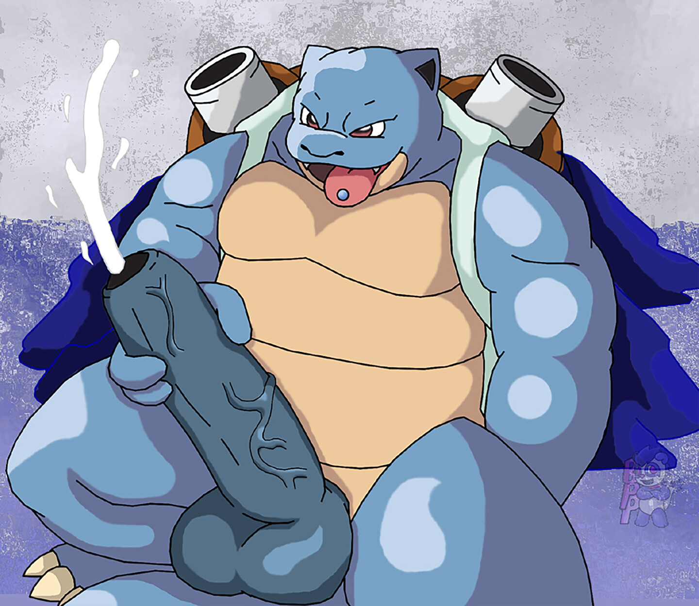 Blastoise Solo Fun, Digital Arts by Happy The Red | Artmajeur