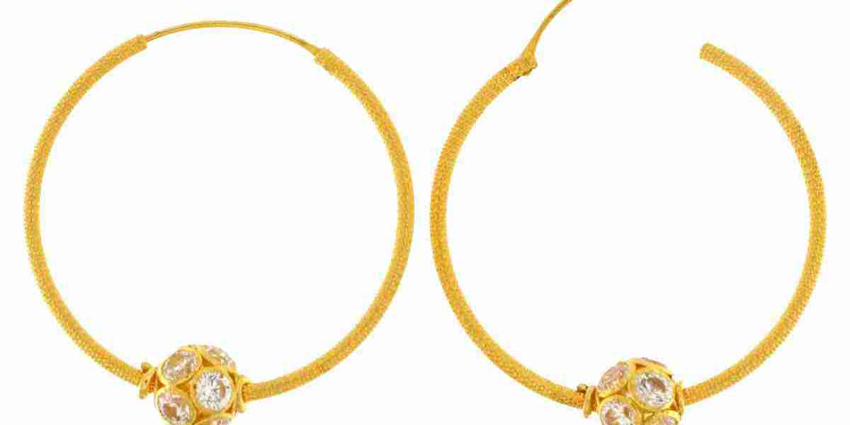 "Elegance in Every Loop: Unveiling the Timeless Beauty of 22ct Gold Hoop Earrings"