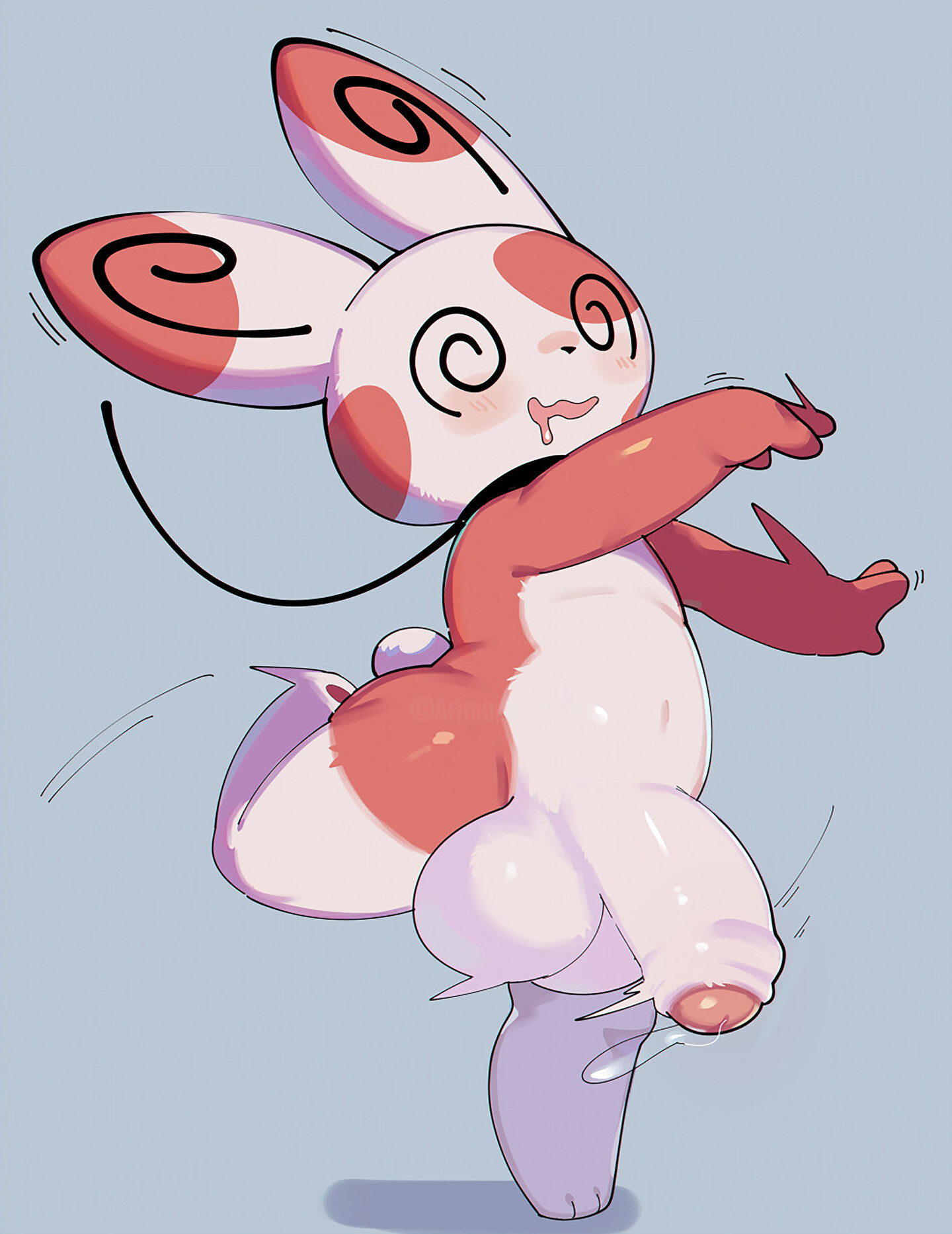 Spinda Dancing For His Master, Digital Arts by Happy The Red | Artmajeur