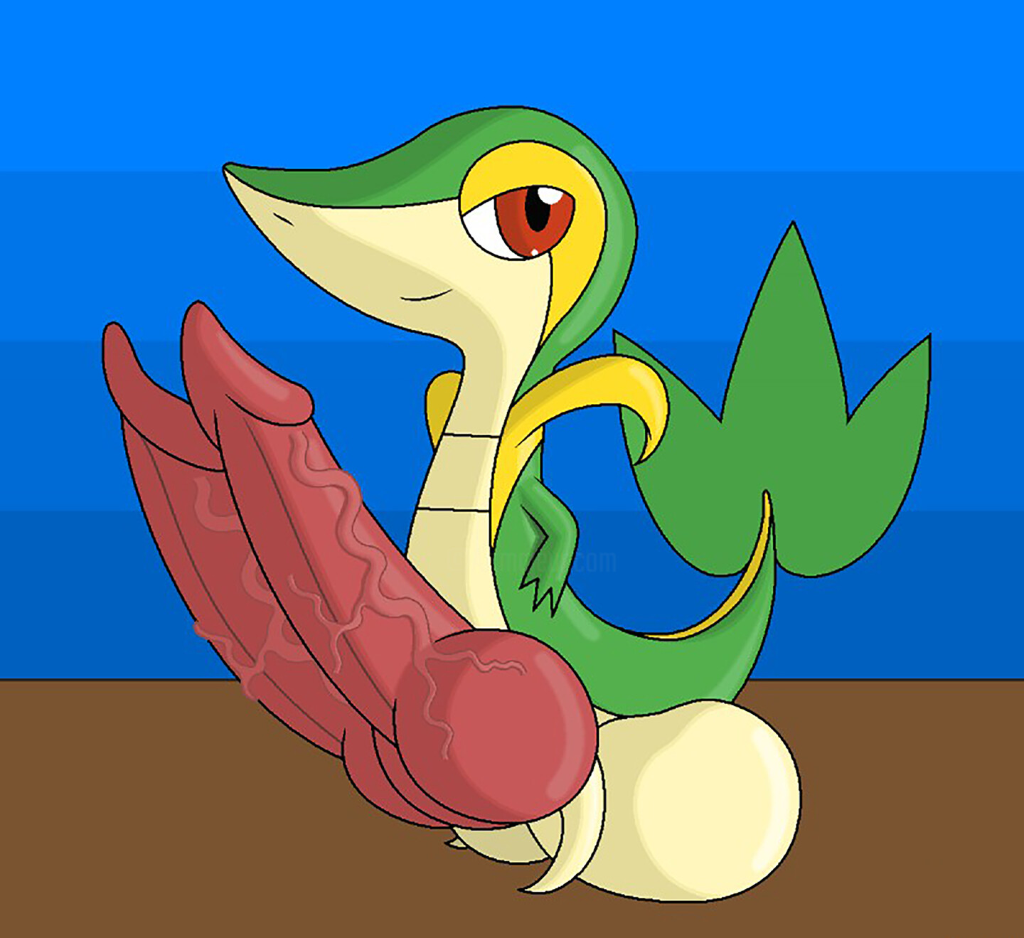 Snivy Needs Your Help, Digital Arts by Happy The Red | Artmajeur