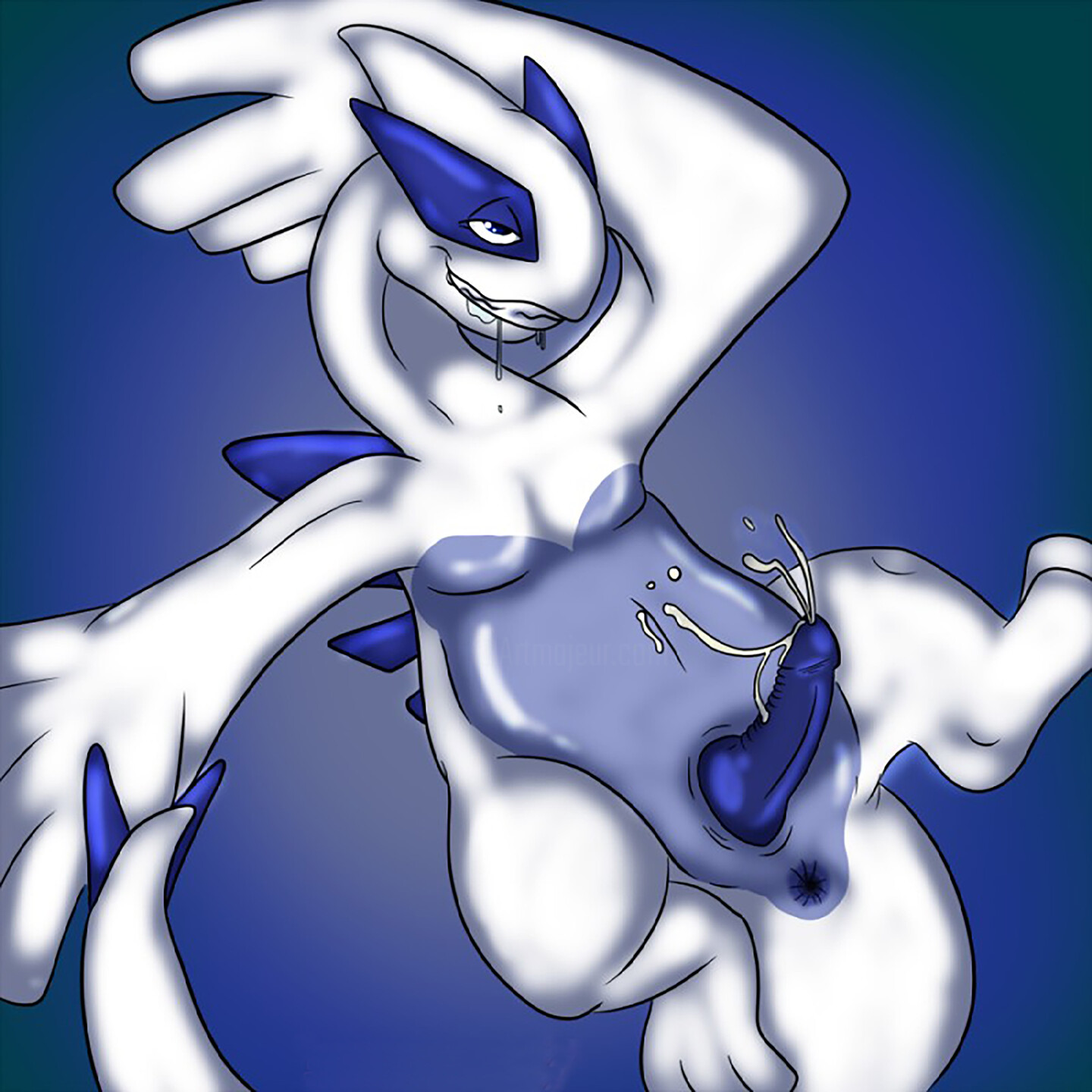 Come To Papa Lugia, Digital Arts by Happy The Red | Artmajeur