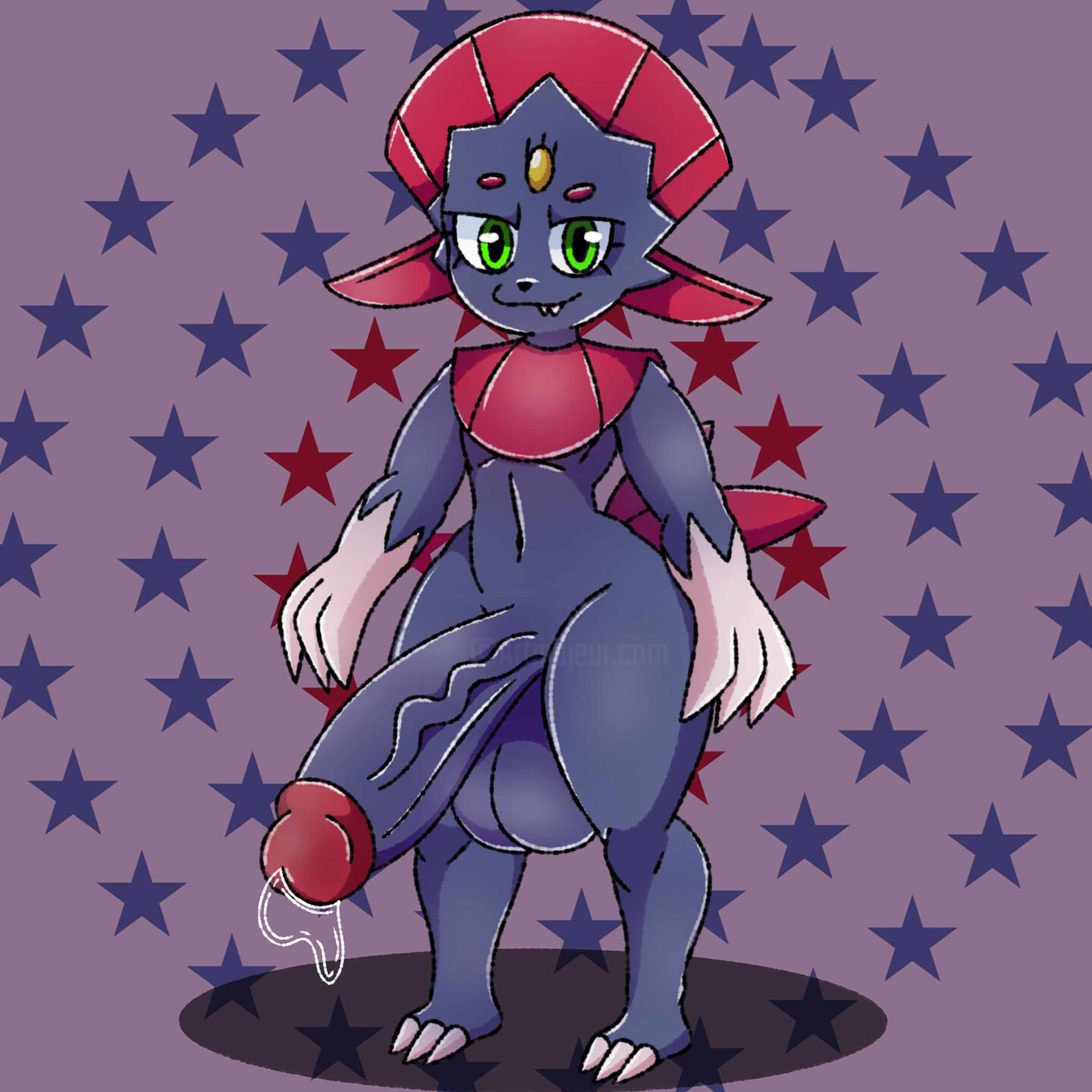 Weavile Needs To Be Serviced, Digital Arts by Happy The Red | Artmajeur