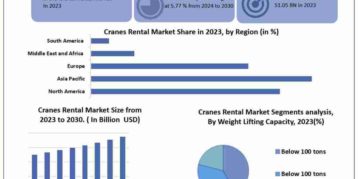 Cranes Rental Market Detailed Survey On Key Trends, Leading Players & Revolutionary Opportunities 2030