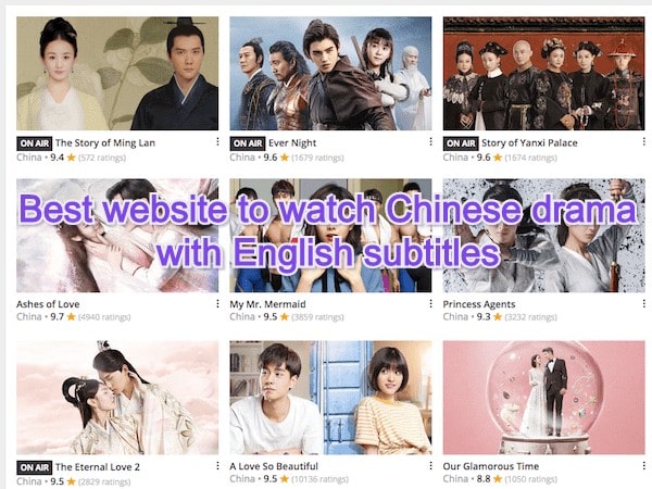 5 Best Website To Watch Chinese Drama With English Subtitles in November 2024